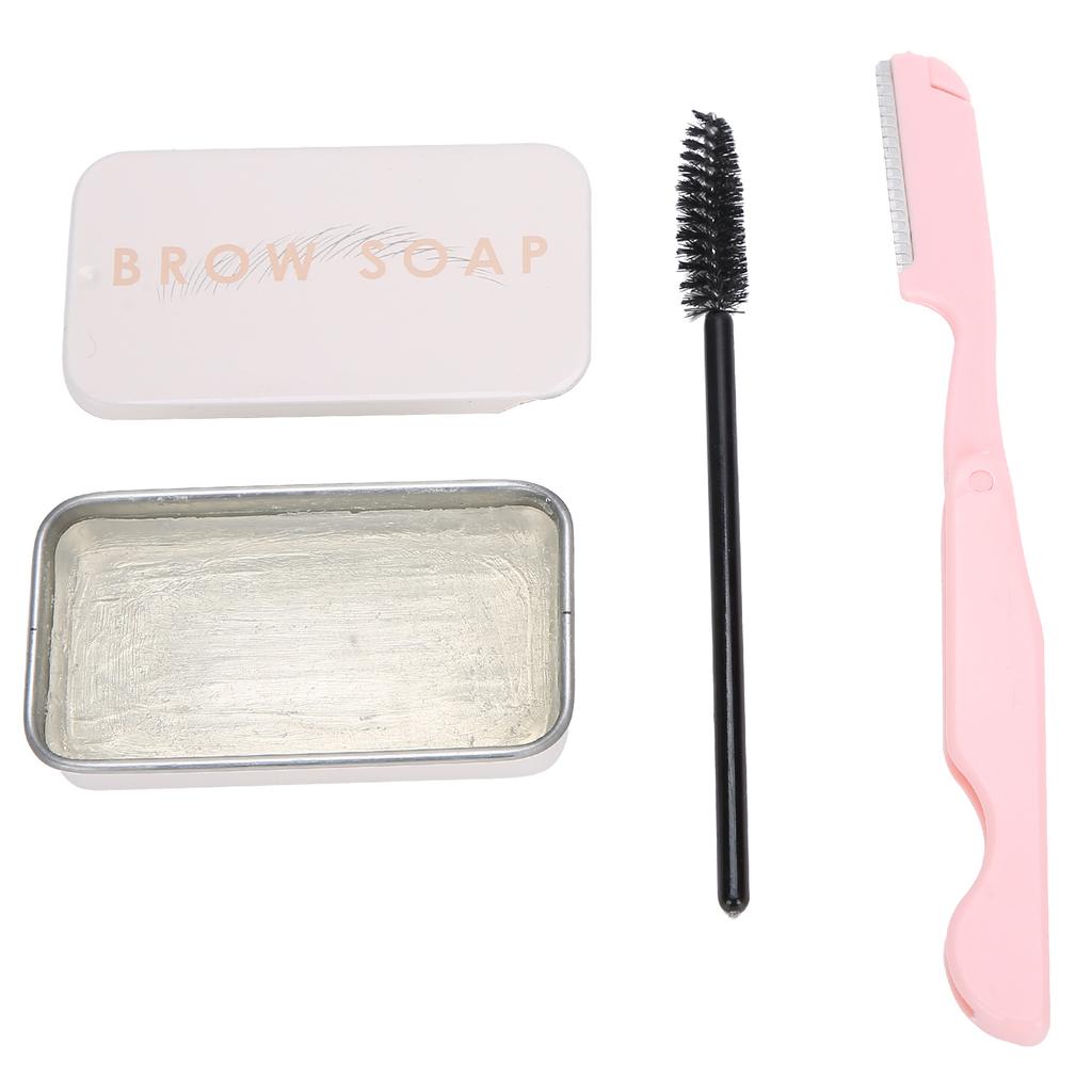 Eyebrow Soap Kit Brows Styling Soap Eyebrow Setting Gel Balm Makeup Cosmetics Kit
