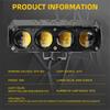 Driving Lights High Brightness Light Outdoor Work Adjustable Angles Dual-color Light High-reflection Concentrator