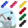 Porta Palline da Golf in Silicone con Moschettone, Contiene 3 Palline, Copertura Portapalline da Golf per Borsa da Golf, Custodia Protettiva Organizzatore Palline da Golf, Accessori da Golf