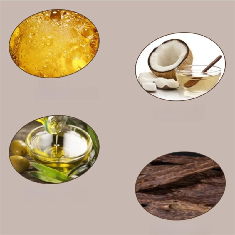 Ebony Wash Soaps Sandalwood Fragrance Aroma Balm Fat Clean Face Hands Body Shower Solid Perfume Soaps