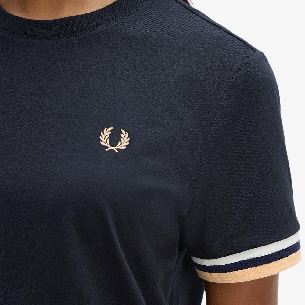 Fred Perry [Womens] Bold Tipped T-Shirt - Navy Afpf2612179-608