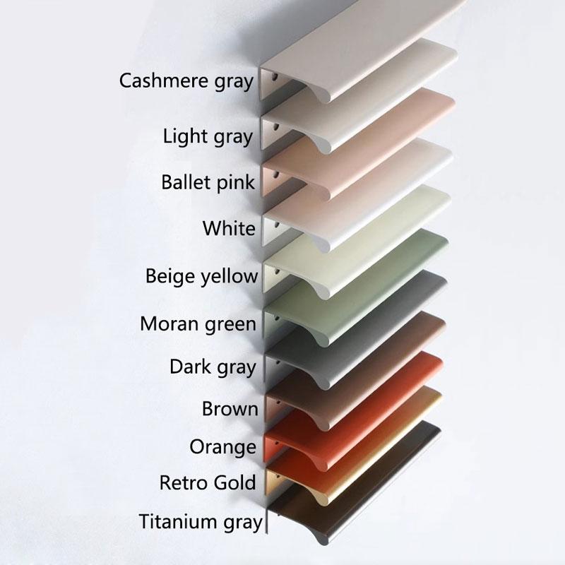 Colorful Invisible Cabinet Handles No Punching