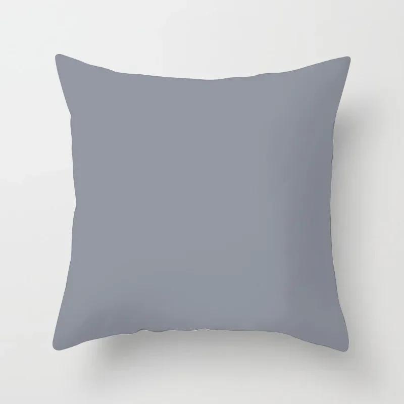 European Gray Pillowcase Geometric Pillow Cover Sofa Cushion Cover Garden Throw Pillows Hotel Outdoor Cushions Car Chair 45X45cm