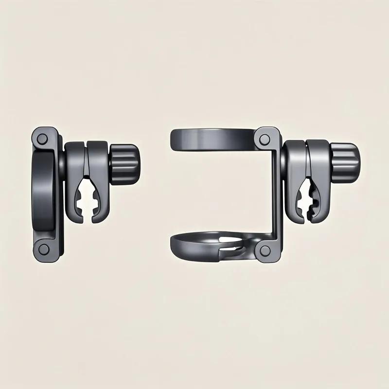 Multifunktionaler Kinderwagen-Becherhalter - Passend für Wasser-/Getränkeflaschen Verstellbar Faltbar ABS-Material 9x11,7cm Praktischer Halter