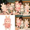 Adorable Plush Toy Animal Piggy Elephant Dinosaur Bunny Rabbit Doll Pillow Girls' Birthday Gift