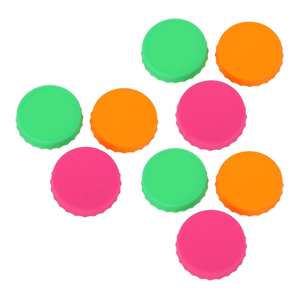 18pcs Can Lid Soft Multiple Colors Silicone Spill Proof Dust Proof Reusable Can Cover for 2.13 Inch Can