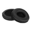 A Pair of Universal Black Cotton Replacement Earphone Ear Pads Cushion for 75mm Headphone