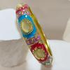 Widen Enamel Bracelet 1.4cm Faux Cat‑Eye Enamel Bangle Enamel Bangle  For Women / Adults