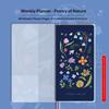 Kinbor Artist Illustrated Weekly Planner Mini Self-Date Organizer Notebook Daily Plan Journal for Work/Travel/Study Kawaii Gifts