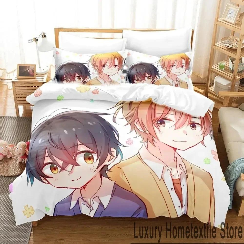 

3D аниме Сасаки и Мияно комплект постельного белья для мальчиков и девочек Twin Queen King Size пододеяльник наволочка кровать для мальчиков Взрослый домашний текстильтекстиль AU King 240x210cm