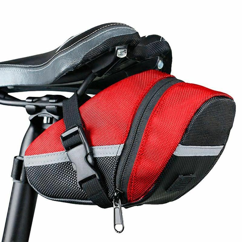 Bike Saddle Bag Bicycle Under Seat Storage Outdoor Rear Tail Pouch Cycling Bag