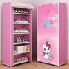 Multi-layer Dustproof Shoe Cabinet and Organizer for Home, Dormitory, or Hallway