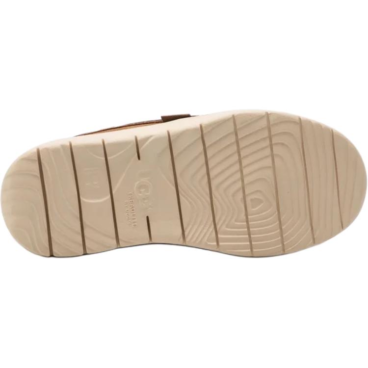 UGG Beach Moc Comfortable Versatile Low-Top Casual Shoes Kids Sneakers Brown 1102757K-CHE