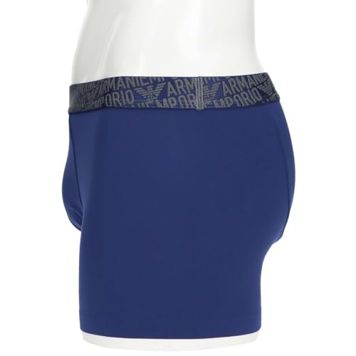 Emporio Armani ESSENTIAL MICROFIBER Men's Boxer Briefs, Front Closure, EU Size, Size L (EU Size), 54097197, Red