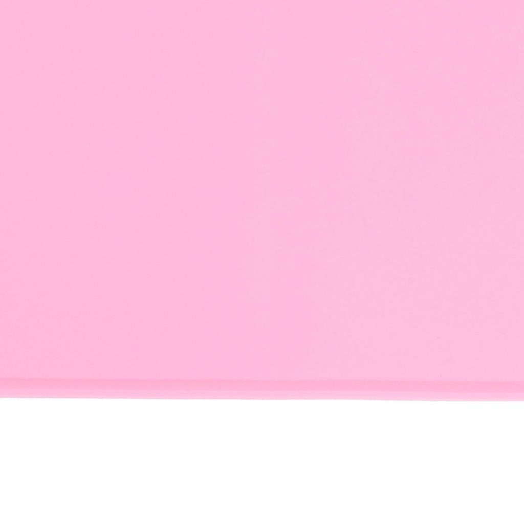 Pet Food Pad Silicone Waterproof Non Slip Bowl Drinking Feeding Mat Placemat for Dog Cat(Red )