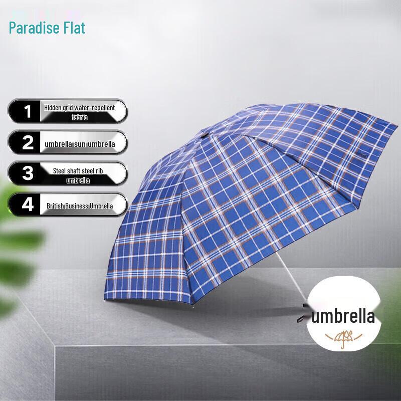 

Tiantang Windproof 3-Fold Business Rain/Sun Umbrella