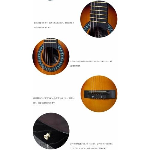 Ghbunuz Classical Guitar, 30-inch Children's Folk Acoustic Guitar, Natural Wood, 6-String, Gift for Boys and Girls, Especially for Beginners (Blue)