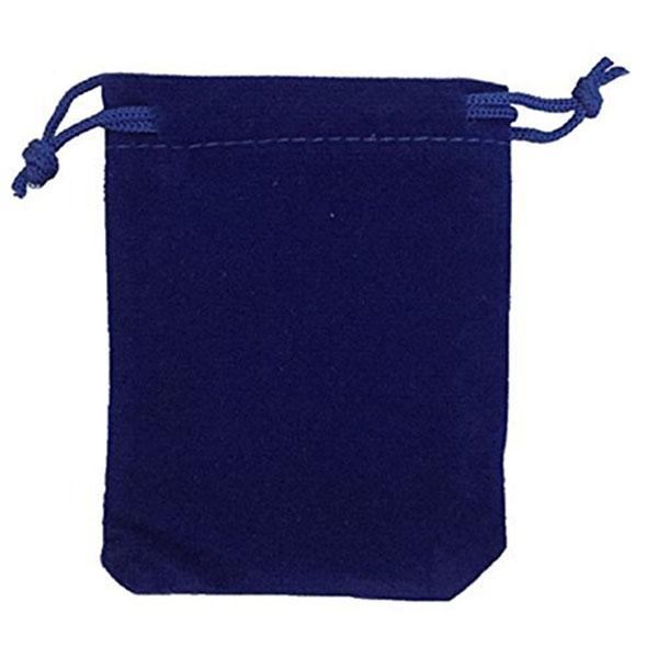 Buy 50pcs 9*12cm Velvet Drawstring Wedding Favor Gift Bags Candy Bags Jewelry Pouch (Loyal Blue