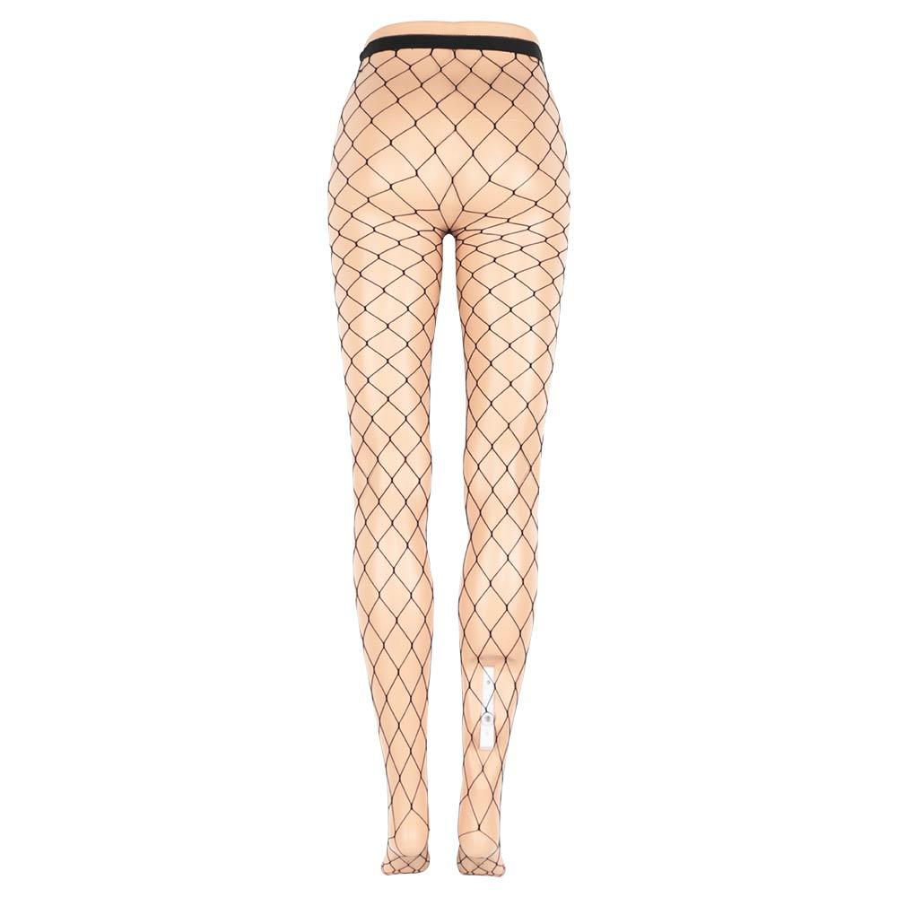 

Женские черные чулки в сетку одного размера Hoise, колготки в сетку