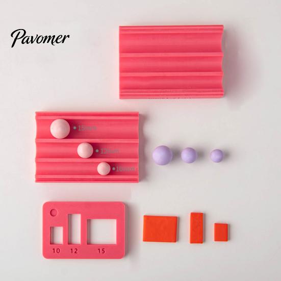 Polymer Clay Crafting Accessories Ball Maker Mold, Roller 4mm 6mm 8mm 10mm 12mm DIY Craft Beading Supplies 15mm 18mm 20mm Sphere Shaper Tool for Round