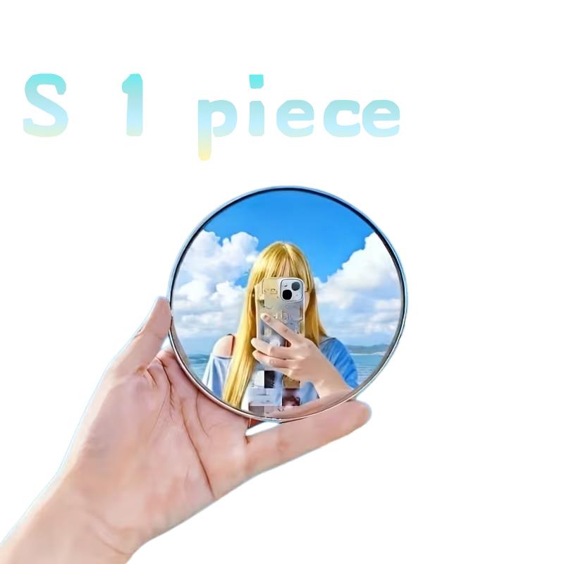 

1pcs Travel Photo Mirror – Small Round, Convex Lens for Wide-Angle Shots, Portable Selfie Gear, Gift Friends