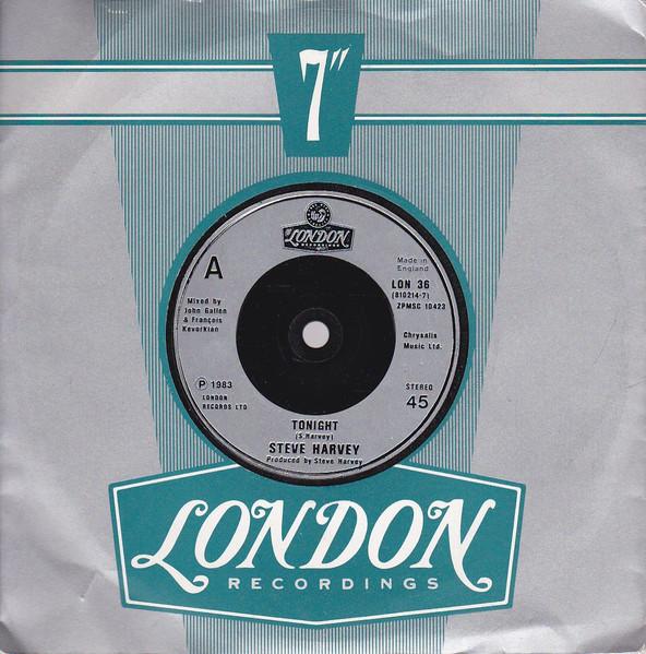 

7inch Record STEVE HARVEY - Tonight LON36 London Records 1983 UK Soul/Funk Used