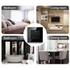 European standard 86 type rocker switch with single control featuring tempered glass for modern indoor installations