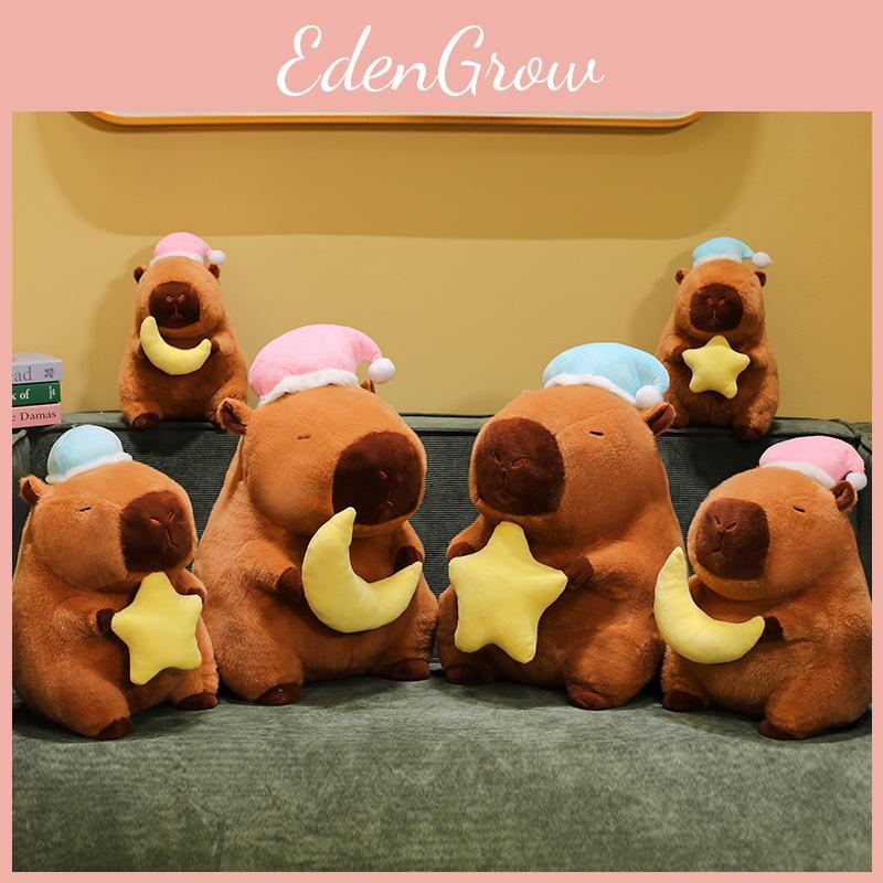 Moon Star Creative Capybara Plush Toy Cute Cartoon Children Birthday Gift Doll