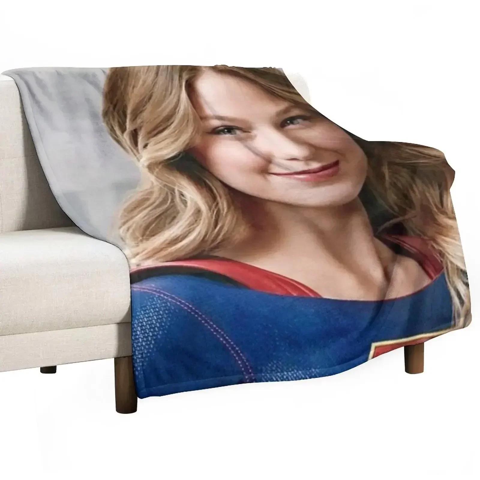 melissa benoist Throw Blanket valentine gift ideas Decorative Beds Shaggy Blankets 75X95CM