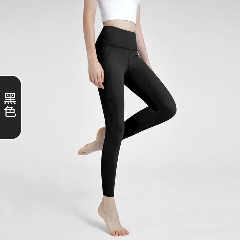 High Waist Yoga Leggings Women With Butt Lift Effect Compression Fit Running Workout Pants Nylon Spandex Stretch