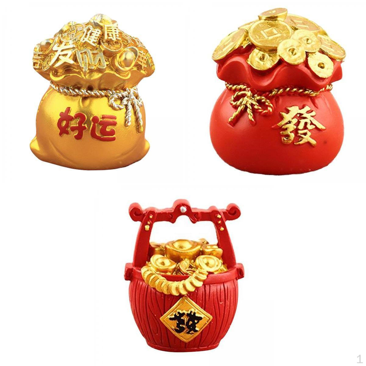 

3x китайская фигурка фэн-шуй, притягивающая удачу