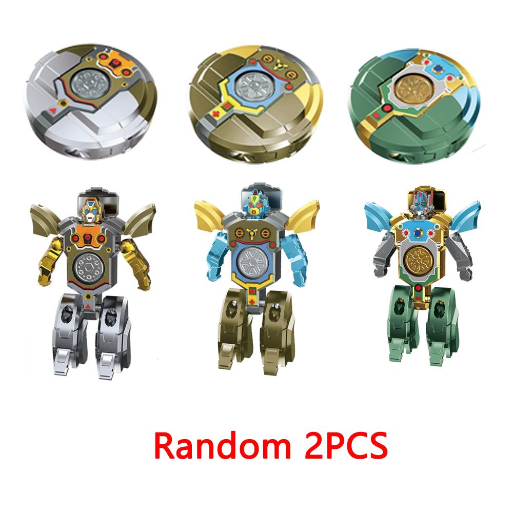 2v1 Deformační Robot Gyroskop na špičku prstu Hračka na dekompresi Antistresový Fidget Spinner Malé ozdoby Hračky na uvolnění stresu pro děti