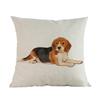 Aquarellstil Haustier Hund Kissenbezug Heim Wohnzimmer Sofa Dekoration Kissenbezug Stuhl Auto Schlafzimmer Dekorative Kissenhülle Geschenk