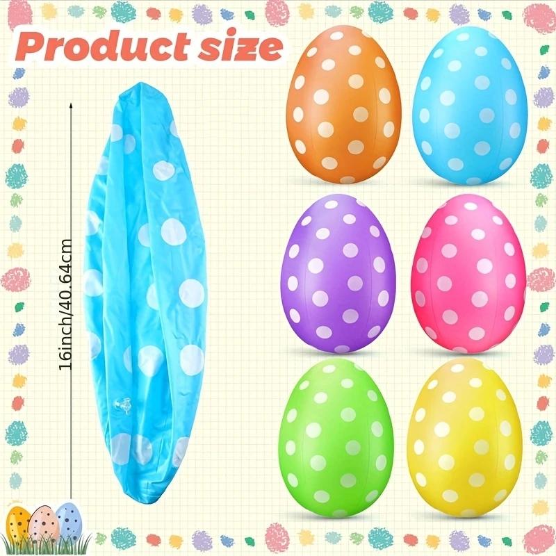 

1PC Inflatable Easter Egg Decoration for Outdoor Garden Lawn Party Easter Courtyard Ground Decorations
