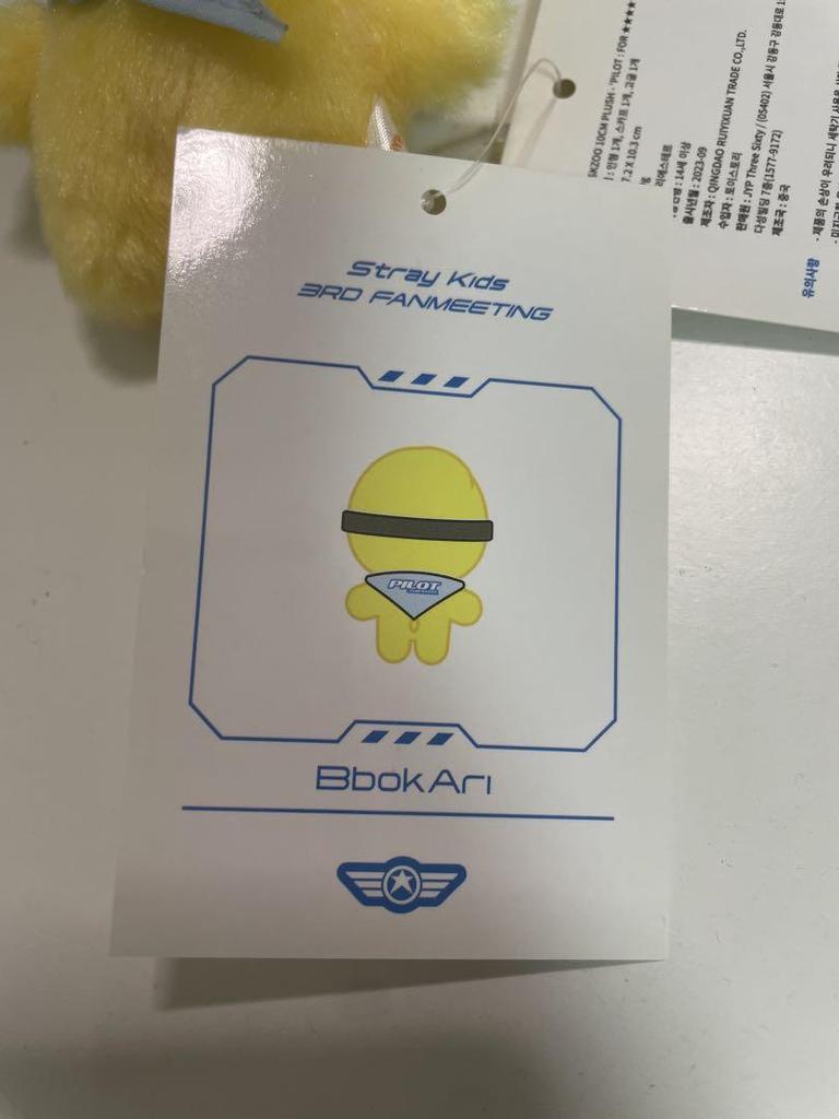 [USED] straykids pilot stuffed toy BbokAri Pogari Felix
