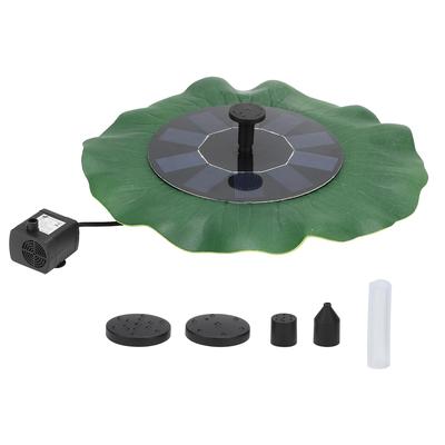 5V 1.6W Solar Water Fountain Pump Floating Landscape Fountain for Outdoor DecorationWith Lithium