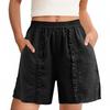 Summer Shorts For Women Casual High Waist Wide Leg Shorts