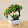 Plant Bonsai Fake Flower Potted Ornament Home Hotel Garden Decor Gift