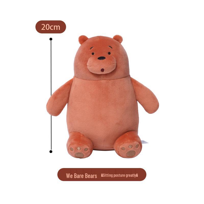 We Bare Bears Panda Plush Toy - Cute Hugging Pillow & Birthday Gift Officially Licensed