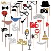 31pcs Funny Birthday Photo Booth Props DIY Wedding Groom Bridal Party Decor Baby Shower Bride To Be Bride Team Shooting Props