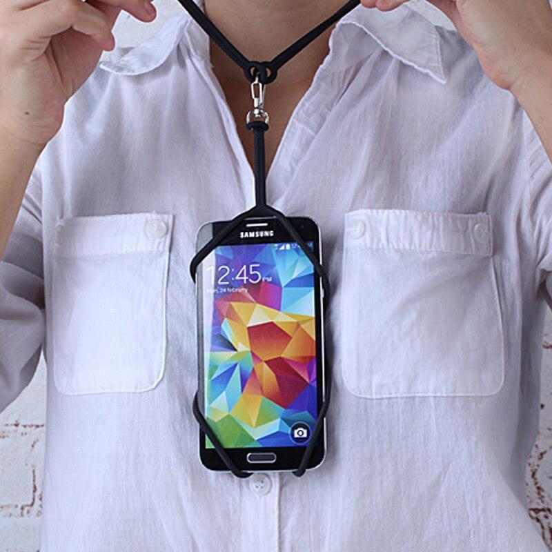 2023 New Mobile Phone Lanyard For Phone Silicone Strap Lanyards Case Neck Hanging Rope For Iphone