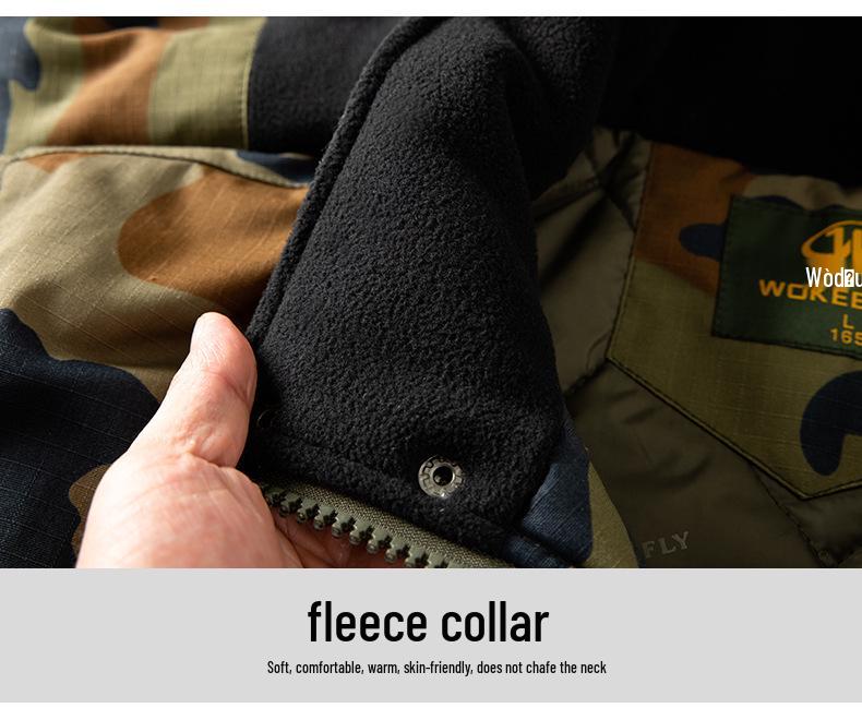 Ανδρικό & Γυναικείο Tactical Μπουφάν μεσαίου μήκους από καμουφλάζ βαμβάκι