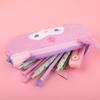 Korean-Style Cartoon Plush Pencil Case: Women's Handbag, Cute Embroidery, Large Capacity Stationery Box