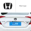 APN1 Car Logo Front Grille Trunk Steering Wheel Emblem Decorate Sticker For Honda 2006-2021 Civic FIT HRV Vezel Avancier Accessories