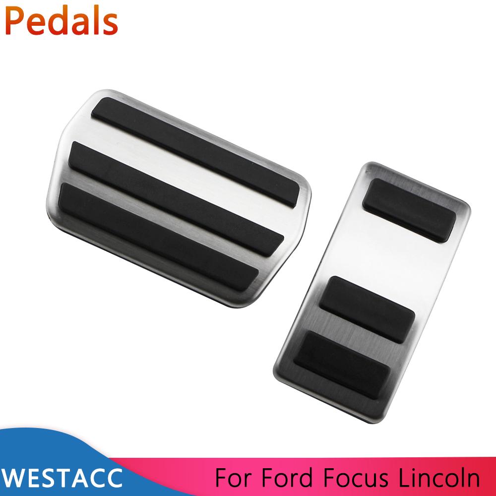 Stainless Steel Car Pedals Gas Brake Pedal Cover for Ford New Focus Mk4 2018 -  for Lincoln Corsair