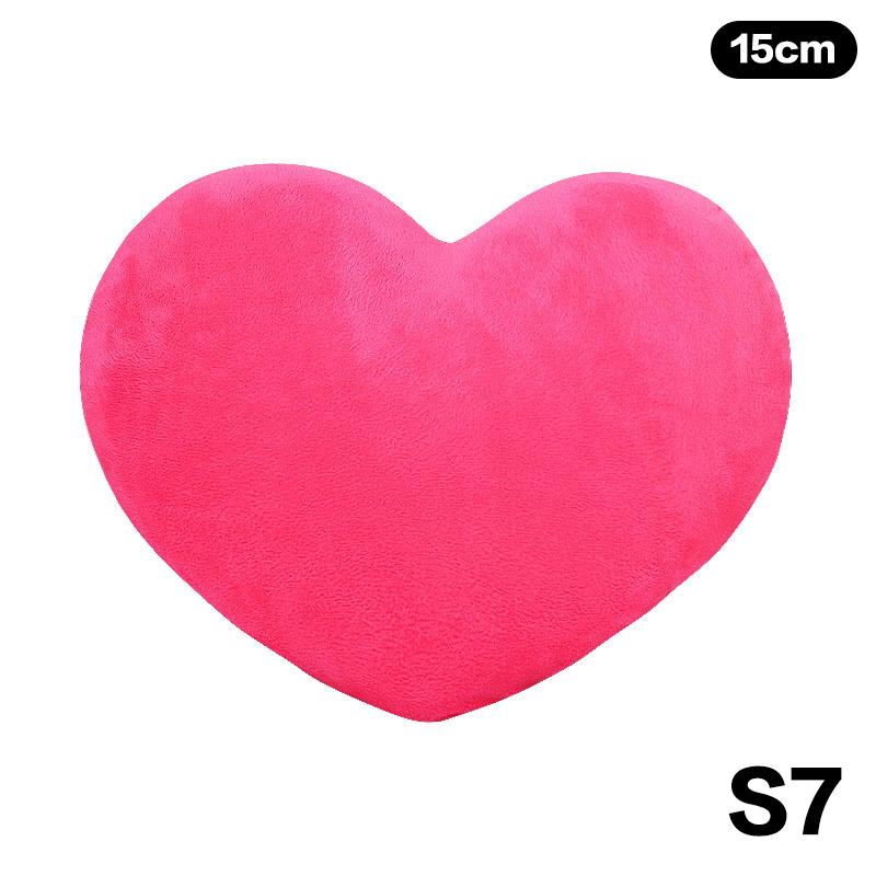 Cute Heart Shaped Plush Pillow Soft Sleeping Pillow Living Room Decor Valentine's Day Gifts Comfortable Love Pillow Sofa Cushion