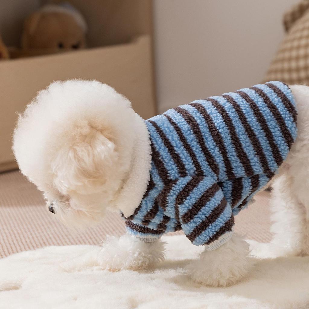 Cozy Fleece Two-Legged Outfit for Small Dogs & Cats - Autumn/Winter Wear for West Highland Terriers