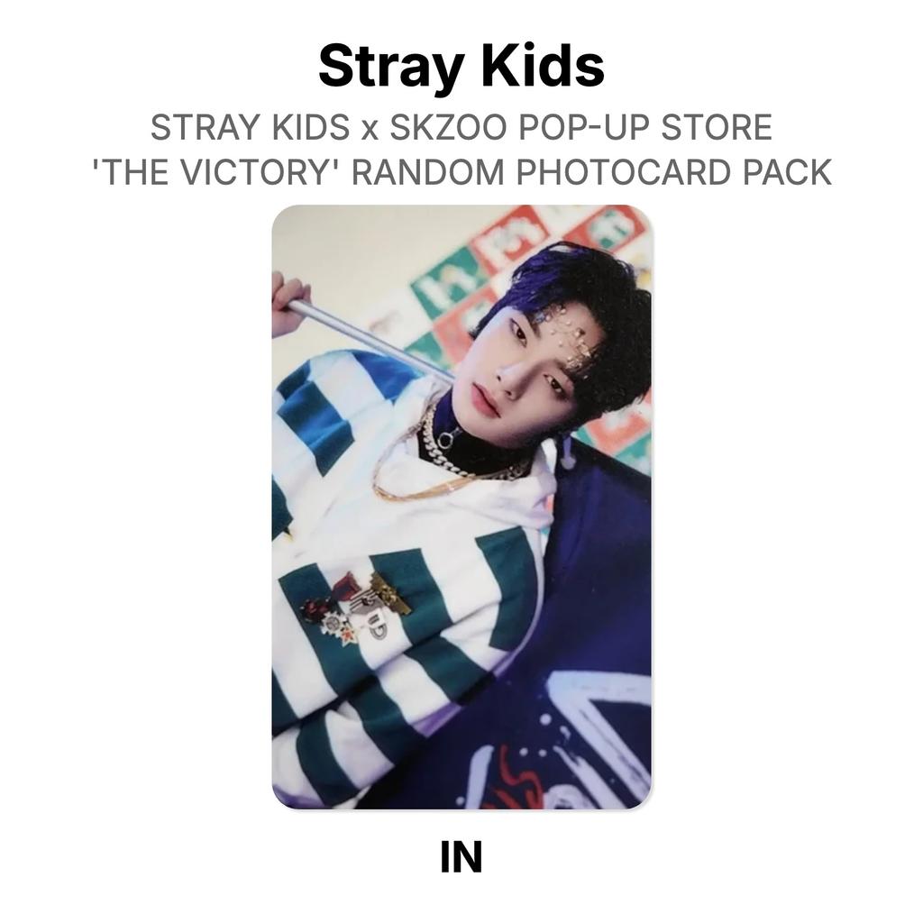 Stray Kids x SKZOO POP-UP STORE 'THE VICTORY' RANDOM PHOTOCARD PACK Official Photocard