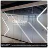 Gradient Frosted Glass Film: Semi-Transparent Office Partition Sticker.