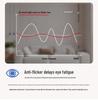 Smart Voice-Controlled Leafless Ceiling Fan Light for Living Room/Bedroom, Tricolor, Stepless Dimming, 110V.